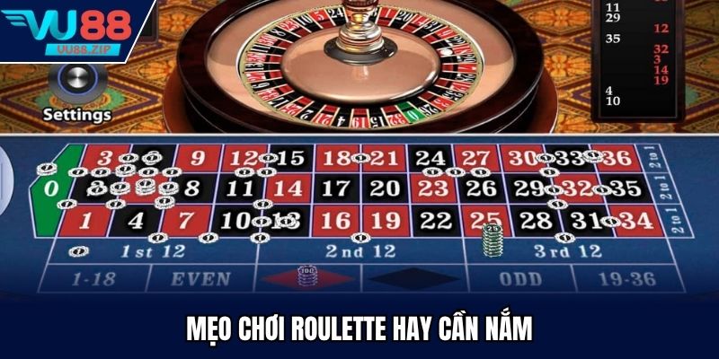 Mẹo chơi roulette hay cần nắm