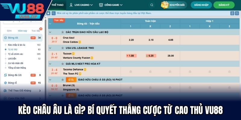 kèo châu âu là gì